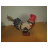 Carved painted wood and painted cer... Carved painted wood and painted cer...