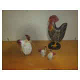 Collection of ceramic Chickens and ... Collection of ceramic Chickens and ...