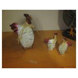 Collection of ceramic Chickens and ... Collection of ceramic Chickens and ...
