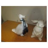 Rabbit and Goose themed ceramic sta... Rabbit and Goose themed ceramic sta...