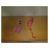 Pair of decorative Pink Flamingos i... Pair of decorative Pink Flamingos i...
