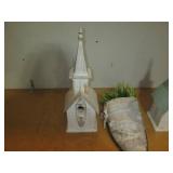 Pair of Metal Church shaped bird ho... Pair of Metal Church shaped bird ho...