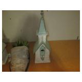 Pair of Metal Church shaped bird ho... Pair of Metal Church shaped bird ho...