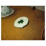 Vintage leather water canteen, Sham... Vintage leather water canteen, Sham...