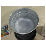 Tall Metal pot style Planter with e... Tall Metal pot style Planter with e...