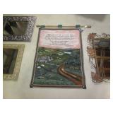 Irish Blessing wall tapestry with a... Irish Blessing wall tapestry with a...