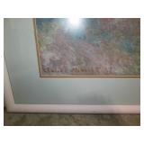 Metal framed floral wall art approx... Metal framed floral wall art approx...