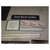 Variety of Wood wall decor signs an... Variety of Wood wall decor signs an...