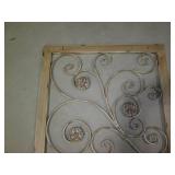 Decorative metal wall art approx 17... Decorative metal wall art approx 17...