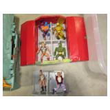 (2) Covered totes containing Vintag... (2) Covered totes containing Vintag...