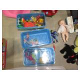 Covered tote containing Vintage Sta... Covered tote containing Vintage Sta...