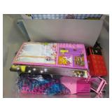 Covered tote containing Vintage Bar... Covered tote containing Vintage Bar...