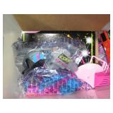 Covered tote containing Vintage Bar... Covered tote containing Vintage Bar...