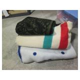 3 misc heavy blankets... 3 misc heavy blankets...