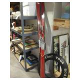 Vintage metal and wood snow sled, v... Vintage metal and wood snow sled, v...