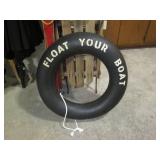 Vintage metal and wood snow sled, v... Vintage metal and wood snow sled, v...