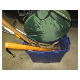 Lawn irrigation, sledge hammer, ax ... Lawn irrigation, sledge hammer, ax ...