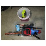 Lot of assorted yard tools and gara... Lot of assorted yard tools and gara...