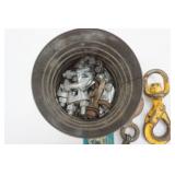 Heavy Duty Eye Hoist Hooks and Cable Clamps