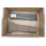 Axe Head & Iron Splitting Wedge