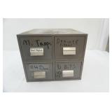 4-drawer metal shop cabinet