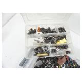 Bike Parts in 45 qt Storage Container