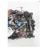 Bike Parts in 45 qt Storage Container