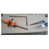 Black & Decker Hedge Trimmer, Saws, Measuring Square