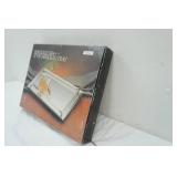 12"x16" Mirrored Tray with Silver Plated Trim