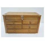 Wooden Cabinet with felt lined drawers