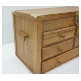 Wooden Cabinet with felt lined drawers