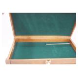 Wooden Cabinet with felt lined drawers