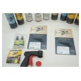 "Automotive Touchup" Spray Paint, Sandpaper, Solvent, Can Gun