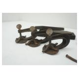 Vintage C-Clamps, Sharpening Stones & Other Clamps