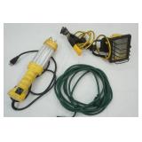 Halogen Work Lights & Extension Cord
