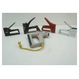 Stanley Sharpshooter Electric Stapler & 4 Other Staplers