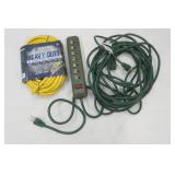 Heavy Duty Extension Cords and Power Strip