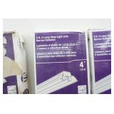 (3ct) 4 foot 2 lamp Shop Light with Narrow Reflector