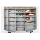 Eagle Tackle Box with Vintage Lures
