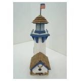 Wooden Lighthouse Birdhouse