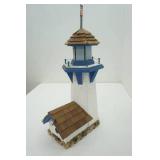 Wooden Lighthouse Birdhouse