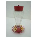 Glass Hummingbird Feeder