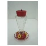 Glass Hummingbird Feeder