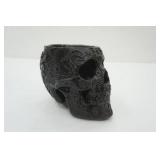 Decorative Black Skull Vase