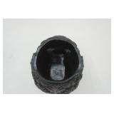 Decorative Black Skull Vase
