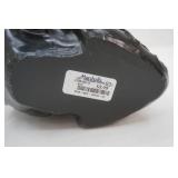 Decorative Black Skull Vase