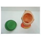 Vintage Disney Pinocchio Hard Plastic Bank Container