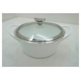 3.5qt Corning ware Dish with Lid & Ceramic Fish Platter