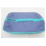 Corning ware French White Stoneware Pan with plastic lid & Insulated Carrying Case