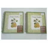 NEW Blank Recipe Books (2ct)